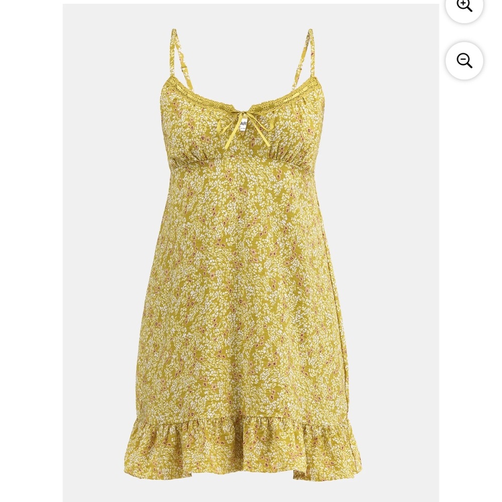 No Boundaries Yellow Smocked Dress